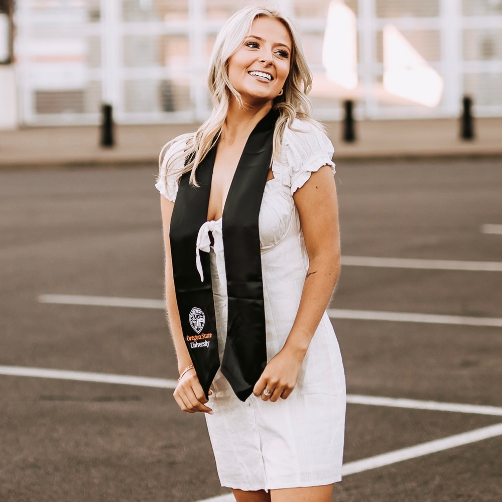 White Dress (princess Polly) worn once for grad photos!